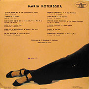 MARIA KOTERBSKA / Same